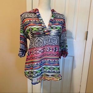 Tribal Blouse Made in USA 🇺🇸